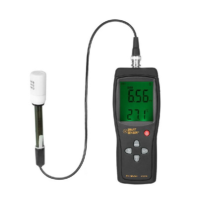 

SMART SENSOR Professional High Precision Portable pH Meter for Aquarium Acidimeter Water Quality Monitor Water Quality Analyzer pH