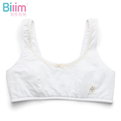 

Hundreds of girls&girls bra development period thin vest pupils sports underwear 91002 tooth white 80A