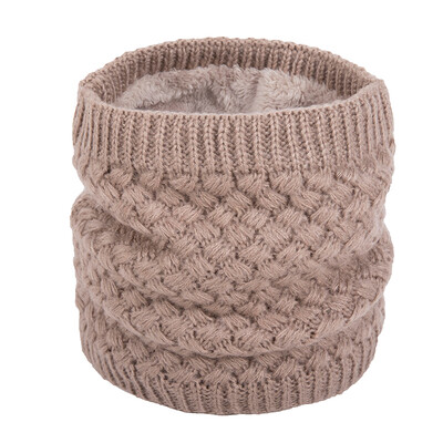 

Unisex Winter Men Women Faux Fur Scarf Fleece Thicken Neckerchief Knit Neck Warmer Circle Loop Scarves