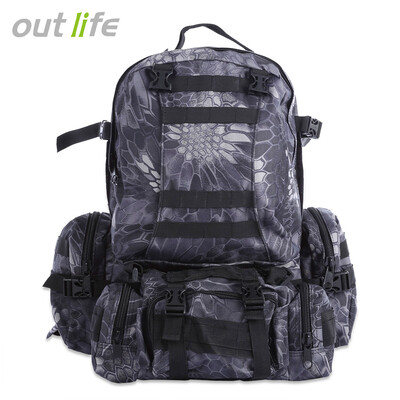 

Outlife Outdoor 50L MOLLE Military Camping Hiking Backpack