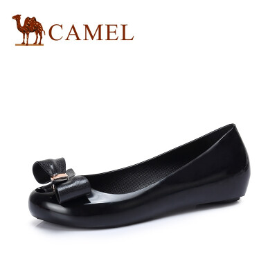 

Camel CAMEL ladies sweet bow openwork toe caps shoes A91889603 black 37