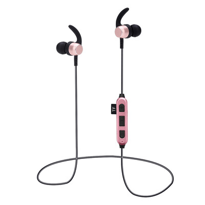 

A generation of ST-K8 sports smart wireless Bluetooth subwoofer in-ear headphones plug TF card magnetic earplugs