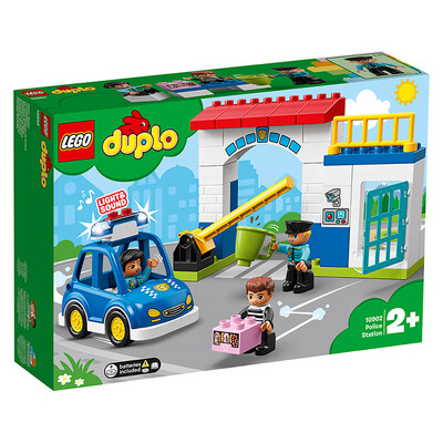 

LEGO building block Duplo police station 2 years old 10902 childrens toys boys&girls birthday gifts big particles in January new