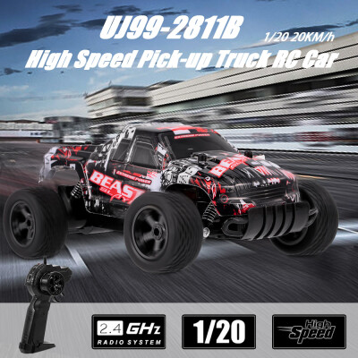 

UJ99-2811B 120 24G 20KMh High Speed Pick-up Truck RC Car Kids Toy Gift