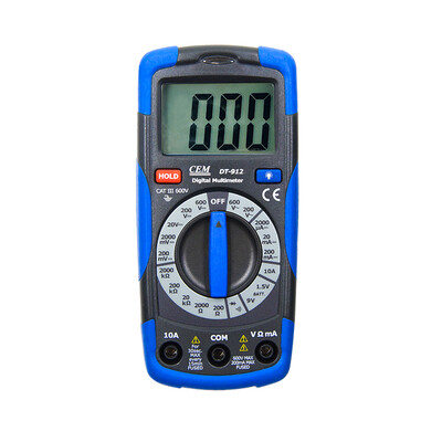

Hua Shengchang CEM digital multimeter true RMS digital display anti-burning universal table DT-912