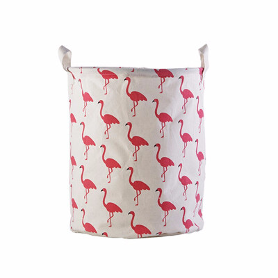 

Waterproof Linen Laundry Basket Bathroom Dirty Clothes Container Large Storage Basket