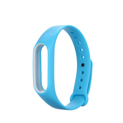 

Double Color Replacement Wrist Strap for Miband 2 Xiaomi Mi Band 2 Waterproof Elastic Wristband