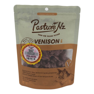 

Pasture NZ - Freeze-dried venison cat 50g