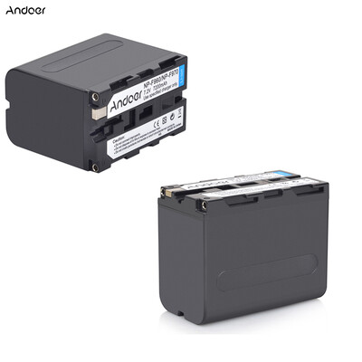 

Andoer Rechargeable Replacement Camera Camcorder Li-ion Lithium Battery for Sony NP-F960 NP-F970 NP-F930 F950 F330 F550 F570 F750