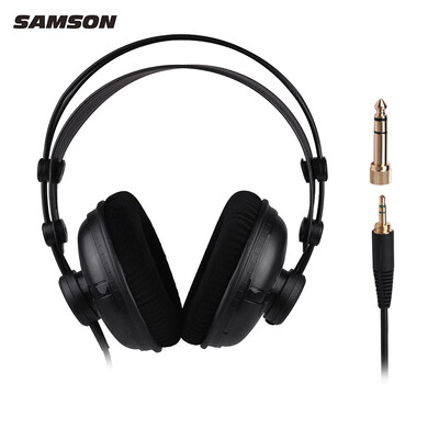 

SAMSON SR950 Professional Studio Reference Monitor Headphones Dynamic Headset Closed Ear Design for Recording Monitoring Music App