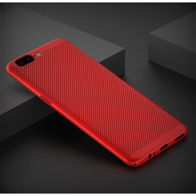 

Goowiiz Phone Case For Oneplus 55T6 Full Protection Slim Hard PC Breathable Grid Back Cover