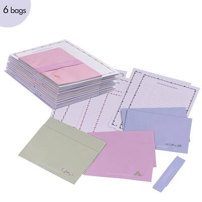 

Lovely Floral Lined Stationery Paper 14 19cm with Non-Adhesive Matchable Envelopes 15 10cm All-Purpose Letter Paper Envelope