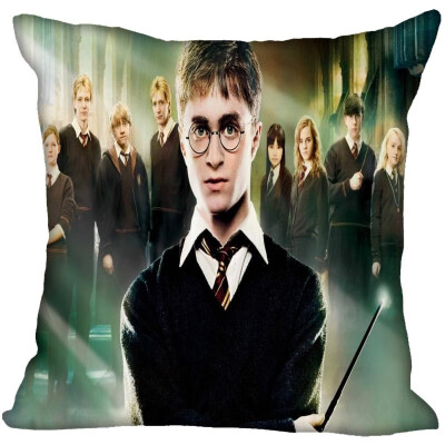 

Harry Potter Pillow Cover Bedroom Home Office Decorative Pillowcase Square Zipper Pillow Cases Satin Soft No Fade 35x35CM 35x35CM 35x35CM