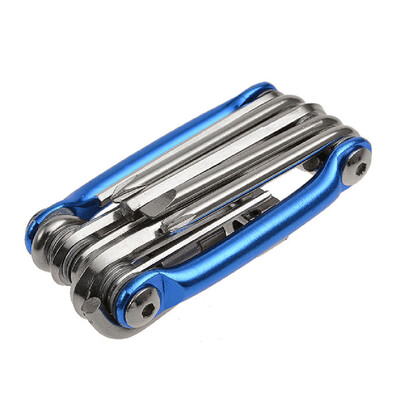 

11 in 1 Multifunction Bicycle Repairing Set Bike Tool Kit Wrench Screwdriver Chain Cutting Cycling Repair Tools