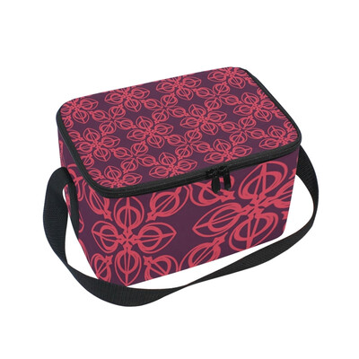 

ALAZA Insulated Lunch Box Modern Vintage Lunch Bag for Men Women Portable Tote Bag Cooler Bag
