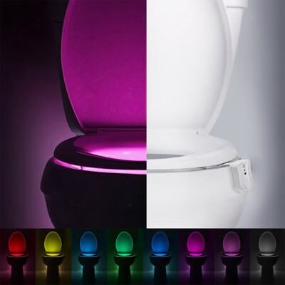 

BRELONG Battery Operated Motion Sensor LED Toilet Light Bath Night Lamp