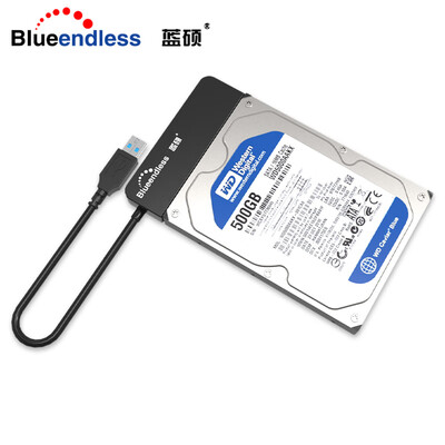 

Lan Shuo BLUEENDLESS US25U3 SATA to USB easy drive line USB30 hard drive serial port universal black SATA to USB port