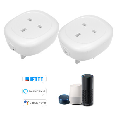 

Wifi Smart Socket Plug with Big OnOff Switch Button Smart Alexa Outlet Support APP Remote Control Timing Function Voice Control f