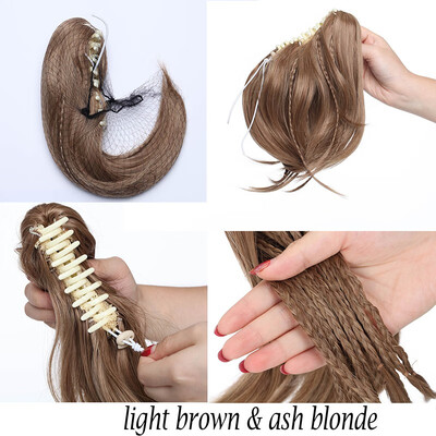 

11-12 Inch Adjustable Messy Style Ponytail Hair Extension with Jaw Claw Synthetic Hair-Piece