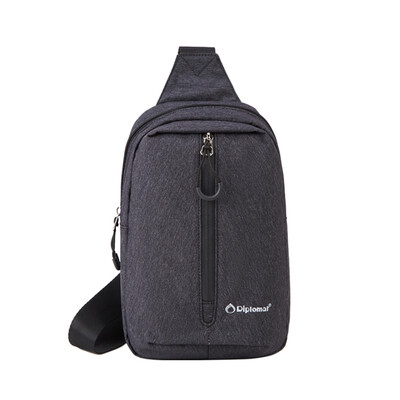 

Diplomat Simplified Casual Casual Crossbody Bag DB-763O-1 Grey