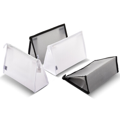 

Baicaoyuan Travel Storage Bag Portable Washing Bag Bag Cosmetic Bag 2 Black 2 White 4 Pack