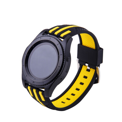 

Stripes Watch Band for Samsung Gear S3 Frontier Sport Silicone Rubber WatchStrap