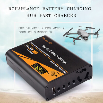 

Rcharlance 5 in 1 Battery Fast Charger Charging HUB for DJI Mavic 2 Pro Zoom RC Drone