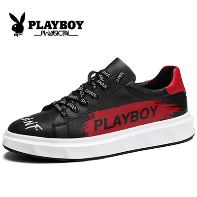 

Playboy PLAYBOY mens Korean version of the wild wild casual shoes low to help CX39493 black 41