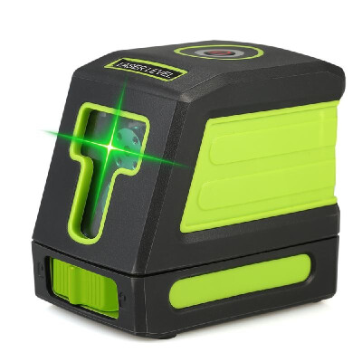 

Self-Leveling 2 Lines Green Laser Level Professional Horizontal&Vertical Cross Line Leveling Laser Level Kit with Selectable