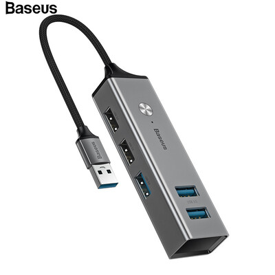 

Baseus Type-c or USB 30 to 3 USB30 2 USB20 OTG HUB Converter Adapter Compatible Windows Mac OS System for Type-C MacBook
