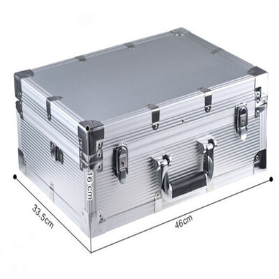 

Aluminum frame ABS plate suitcase travel luggage multi function toolbox double lock box leisure bags reinforce luggage hand case