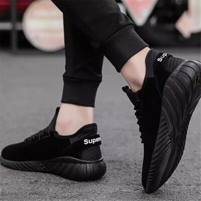 

New lightweight autumn&winter models solid color thick-soled popular mens shoes trend
