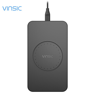 

VINSIC VSCW110 Qi Wireless Charger 3 Built-in Charging Coils Charging Pad for Qi Enabled Devices