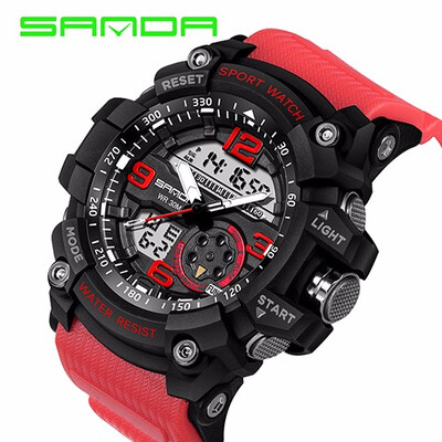 

SANDA Luxury Brand Men Women Sports Watches Digital LED Military Watch Waterproof Outdoor Casual Wristwatches Relogio Masculino