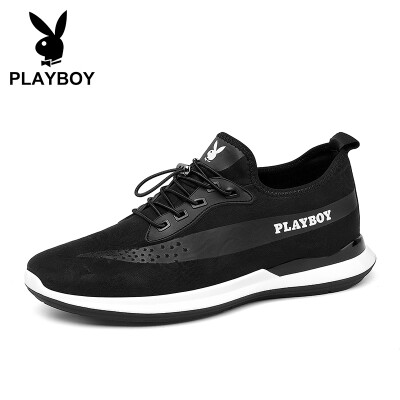 

Playboy PLAYBOY fashion running casual shoes mens low-cut slip non-slip wild DS81052 black 39