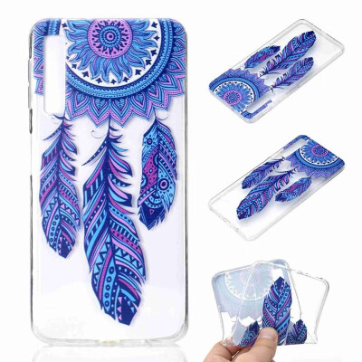 

Phone Case For Samsung Galaxy A7 2018 A9 2018 A6 A8 Plus A3 A5 A7 2017 Simple Ultrathin Dreamcatcher Pattern Soft TPU Back Cover