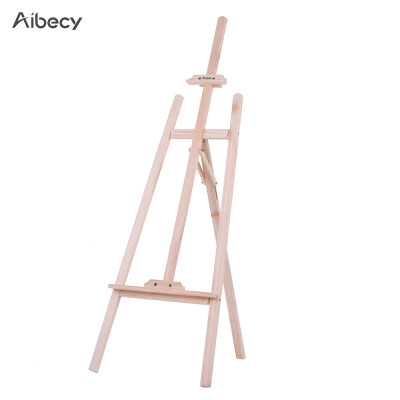 

Aibecy 150cm 59 Inch Durable Art Artist Wood Wooden Easel Sketch Drawing Stand NZ Pine for Painting Sketching Display Exhibition