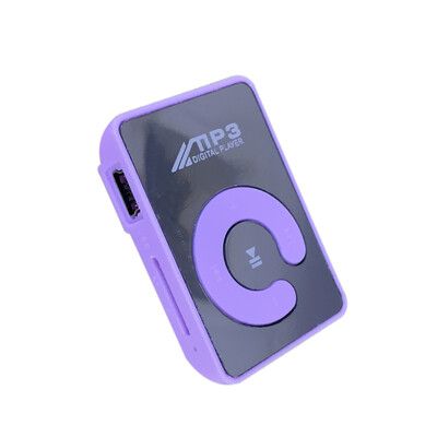 

Mini Mirror Clip MP3 Player Portable Fashion Sport USB Digital Music Player Micro SD TF Card Media Player