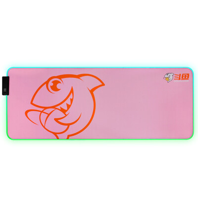 

Betta DOUYUCOM DPL120 Betta fish color RGB mouse pad foldable non-slip bottom 12 kinds of light effects free drive plug&play pink mouse pad