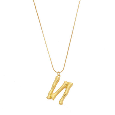 

NeillieN Letter necklace European&American exaggerated fashion necklace 26 capital English letter necklace Pendant torque