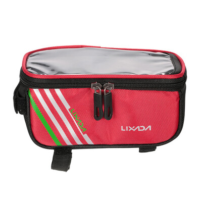 

Lixada Cycling Bicycle Bike Front Tube Top Tube Smartphone Bag Bike Frame Pannier Pack Bag 57" Phone Holder