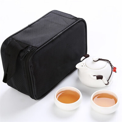 

Portable tea set for travel pottery tea pot cup kungfu tea set Chinese tea cups