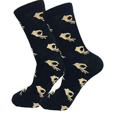 

A Pair Unique OK Gesture Comfortable Cotton Hose Socks Warm&Breathable for Men Women Autumn Winter