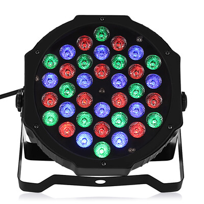 

36W RGB LED Flat Par Light Stage Lamp for KTV Party Disco DJ Bar Effect UP Decorative Illumination