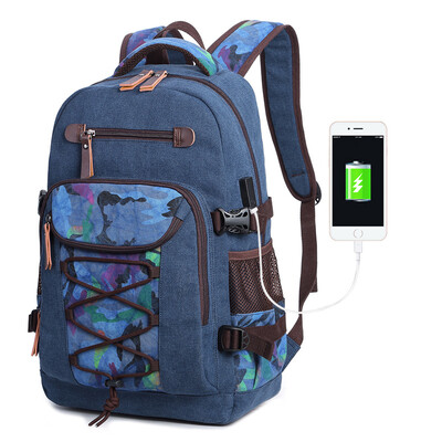 

Vintage Men Women Canvas 185 inch Backpacks School Bags for Teenagers Boys Girls Large Capacity Laptop Backpack Men Backpack