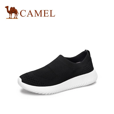 

Camel CAMEL ladies casual breathable fabric sets of feet round head casual shoes A912266150 black 36