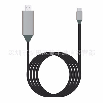 

4K HDMI Cable Type-C to HDMI Cable Male to Male 2m USB 31 30Hz HD Extend Converter HDTV USB-C for Macbook Samsung S8 TV