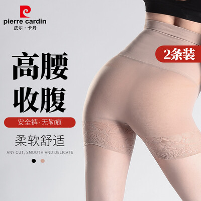 

Pierre Cardin high waist abdomen safety pants anti-lighting female summer silk thin shorts thin section lace three points base 2 color 2 color code