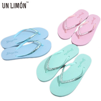 

UNLIMON Fashion Women Flip Flops Outdoor Beach Slippers