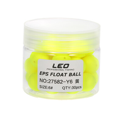 

30pcs Bean Shape EPS Fishing Foam Float Ball Globular Buoy Outdoor Sea Fishing Accessory